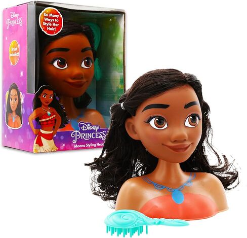 Moana Playset Bundle Moana Toys - Moana Styling Head with Travel Bag, Stickers, Tattoos, and More (Disney Princess Moana Activity Set) in Kuwait