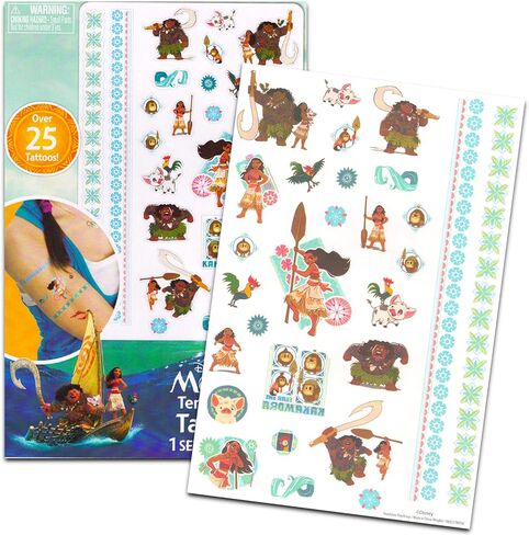 Moana Playset Bundle Moana Toys - Moana Styling Head with Travel Bag, Stickers, Tattoos, and More (Disney Princess Moana Activity Set) in Kuwait