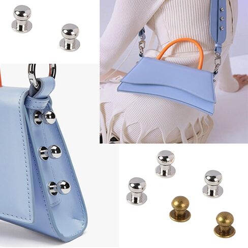 Yunpo جولة فيليبس رئيس زر البرونز مسمار شيكاغو البراغي 6x8 مم مسمار مسمار مسمار لصناعة يدوية الجلود الحرفية حزام المحفظة اليد إصلاح الديكور (30 قطعة) in Kuwait