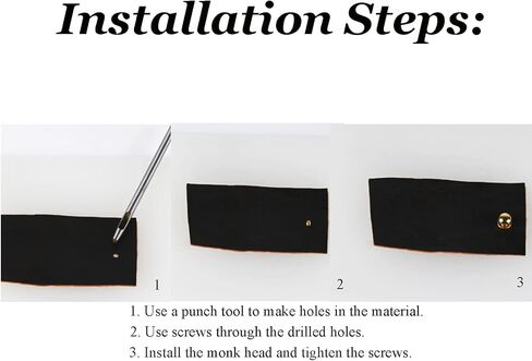 Yunpo جولة فيليبس رئيس زر البرونز مسمار شيكاغو البراغي 6x8 مم مسمار مسمار مسمار لصناعة يدوية الجلود الحرفية حزام المحفظة اليد إصلاح الديكور (30 قطعة) in Kuwait