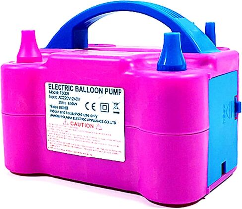 منفاخ بالونات هواء كهربائي، فوهات مزدوجة 110 فولت 600 وات، منفاخ بالونات كهربائي لتزيين حفلات أعياد الميلاد (معيار أمريكي) in Kuwait