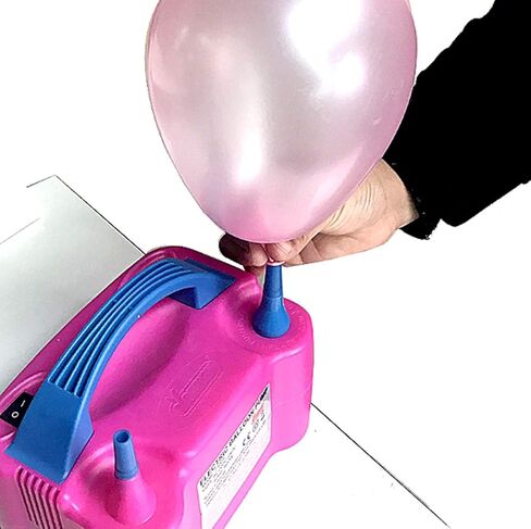 منفاخ بالونات هواء كهربائي، فوهات مزدوجة 110 فولت 600 وات، منفاخ بالونات كهربائي لتزيين حفلات أعياد الميلاد (معيار أمريكي) in Kuwait