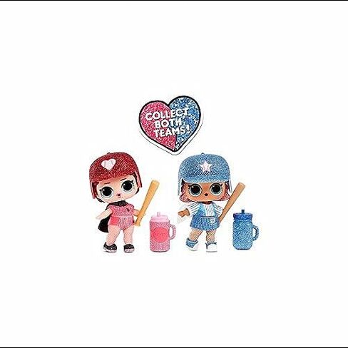 LOL Surprise All Star Sports Ultimate Collection Series 1 with 12 Sparkly Baseball Dolls, Each 8+ Surprises, Ultra-Rare Beatnik Babe, 2 Teams, Gift for Kids, Toy for Girls Boys Ages 4 5 6 7+ Years Old in Saudi Arabia