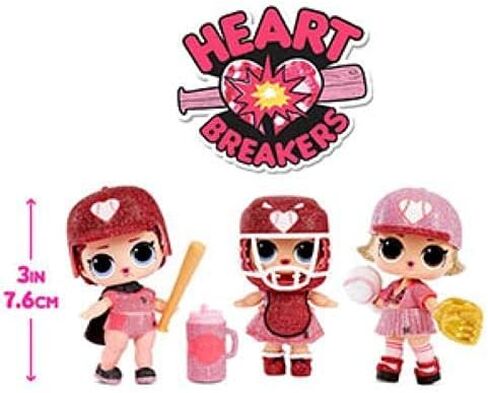 LOL Surprise All Star Sports Ultimate Collection Series 1 with 12 Sparkly Baseball Dolls, Each 8+ Surprises, Ultra-Rare Beatnik Babe, 2 Teams, Gift for Kids, Toy for Girls Boys Ages 4 5 6 7+ Years Old in Saudi Arabia