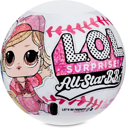 LOL Surprise All Star Sports Ultimate Collection Series 1 with 12 Sparkly Baseball Dolls, Each 8+ Surprises, Ultra-Rare Beatnik Babe, 2 Teams, Gift for Kids, Toy for Girls Boys Ages 4 5 6 7+ Years Old in Saudi Arabia