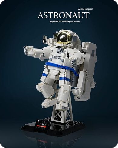 نيفيليز مجموعة مكعبات بناء رائد فضاء لاستكشاف الفضاء من هوم يونيفيرس، لعبة بناء تعليمية يمكنك تركيبها بنفسك، هدية للبالغين والمراهقين، جديدة 2023 (1515 قطعة) in Kuwait