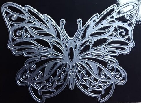 قطعة واحدة من قوالب معدنية على شكل فراشة، قوالب قطع من الدانتيل على شكل فراشة لدعوات الزفاف والحرف اليدوية وسجل القصاصات والالبوم الزخرفي، قوالب استنسل ورقية لصنع البطاقات in Kuwait
