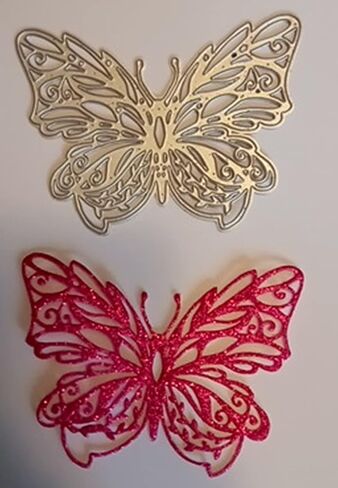 قطعة واحدة من قوالب معدنية على شكل فراشة، قوالب قطع من الدانتيل على شكل فراشة لدعوات الزفاف والحرف اليدوية وسجل القصاصات والالبوم الزخرفي، قوالب استنسل ورقية لصنع البطاقات in Kuwait