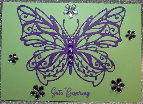 قطعة واحدة من قوالب معدنية على شكل فراشة، قوالب قطع من الدانتيل على شكل فراشة لدعوات الزفاف والحرف اليدوية وسجل القصاصات والالبوم الزخرفي، قوالب استنسل ورقية لصنع البطاقات in Kuwait