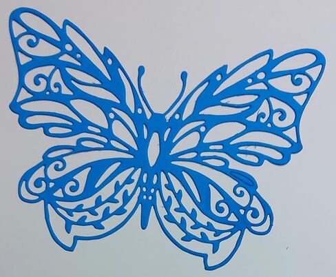 قطعة واحدة من قوالب معدنية على شكل فراشة، قوالب قطع من الدانتيل على شكل فراشة لدعوات الزفاف والحرف اليدوية وسجل القصاصات والالبوم الزخرفي، قوالب استنسل ورقية لصنع البطاقات in Kuwait