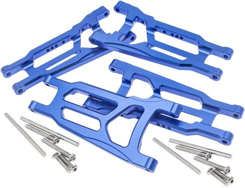 أذرع تعليق أمامية وخلفية من سبيكة CODA RACING مكونة من 4 قطع لـ Traxxas 1/10 4X4 Slash, Stampede, Rustler 4WD VXL-يستبدل الجزء 3655 in Kuwait