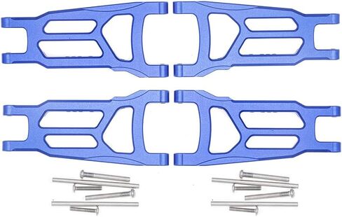 أذرع تعليق أمامية وخلفية من سبيكة CODA RACING مكونة من 4 قطع لـ Traxxas 1/10 4X4 Slash, Stampede, Rustler 4WD VXL-يستبدل الجزء 3655 in Kuwait