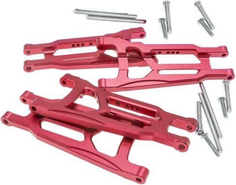 أذرع تعليق أمامية وخلفية من سبيكة CODA RACING مكونة من 4 قطع لـ Traxxas 1/10 4X4 Slash, Stampede, Rustler 4WD VXL-يستبدل الجزء 3655 in Kuwait