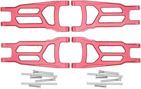 أذرع تعليق أمامية وخلفية من سبيكة CODA RACING مكونة من 4 قطع لـ Traxxas 1/10 4X4 Slash, Stampede, Rustler 4WD VXL-يستبدل الجزء 3655 in Kuwait