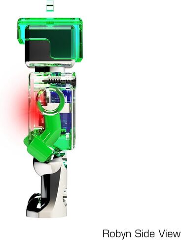 E-Blox Lumen Power Figure Seymour، شكل مضيء LED متوهج، يتوهج باللون الأخضر والأزرق عند توصيله بنقطة اتصال معدنية، لعبة Building Blox STEM للأطفال، هدية عيد ميلاد، الأولاد والبنات، 6+ in Saudi Arabia