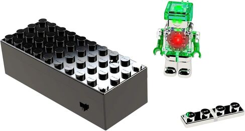 E-Blox Lumen Power Figure Seymour، شكل مضيء LED متوهج، يتوهج باللون الأخضر والأزرق عند توصيله بنقطة اتصال معدنية، لعبة Building Blox STEM للأطفال، هدية عيد ميلاد، الأولاد والبنات، 6+ in Saudi Arabia