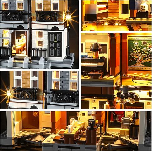 ييربريكس مجموعة مصابيح LED للليغو - نموذج مكعبات بناء هاري بوتر 12 جريمولد بليس، مجموعة مصابيح LED متوافقة مع 76408 (مجموعة ليغو غير متضمنة) in Kuwait