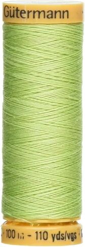 Gutermann 103C-8975 خيط من القطن الطبيعي 110 ياردة - أخضر فاتح in Saudi Arabia