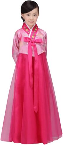 Korean Girls Kids Children Hanbok Costume Dress Outfit Set in Saudi Arabia