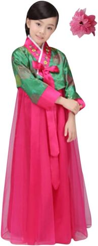 Korean Girls Kids Children Hanbok Costume Dress Outfit Set in Saudi Arabia