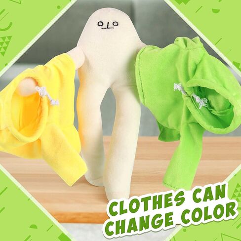 مجفشين دمية قطيفة على شكل موز مقاس 16 انش - لعبة رجل محشوة بمغناطيس، وسادة قطيفة مضحكة قابلة للتغيير، لعبة تخفيف الضغط، هدية عيد الميلاد والكريسماس للاطفال الاولاد والبنات in Kuwait