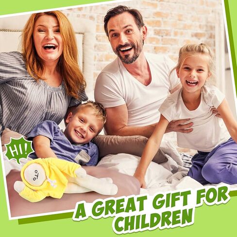 مجفشين دمية قطيفة على شكل موز مقاس 16 انش - لعبة رجل محشوة بمغناطيس، وسادة قطيفة مضحكة قابلة للتغيير، لعبة تخفيف الضغط، هدية عيد الميلاد والكريسماس للاطفال الاولاد والبنات in Kuwait