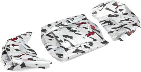 ARRMA 1/7 Exterior Body Panels Painted, White Camo: FIRETEAM, ARA411022 in Saudi Arabia