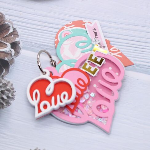 KSCRAFT Love Tag Shakers Metal Cutting Dies Stencils for DIY Scrapbooking Decorative Embossing DIY Paper Card in Saudi Arabia