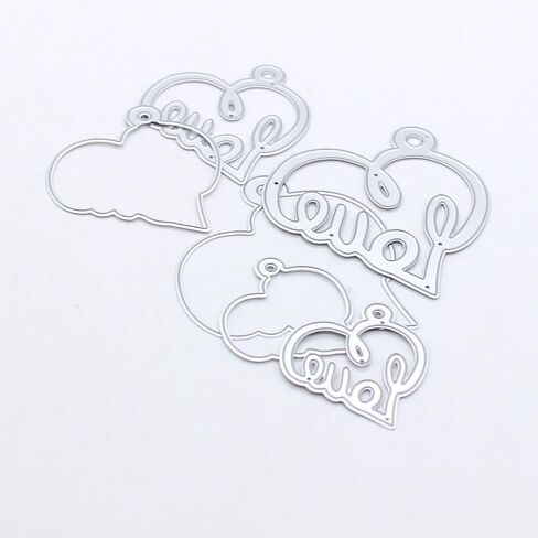KSCRAFT Love Tag Shakers Metal Cutting Dies Stencils for DIY Scrapbooking Decorative Embossing DIY Paper Card in Saudi Arabia