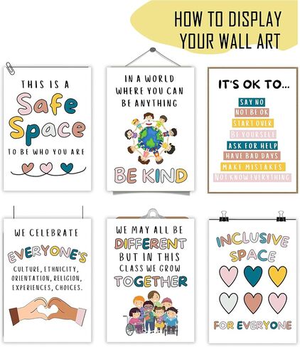 لوازم ركن الهدوء، 9 قطع من ملصقات الصحة العقلية، عناصر ركن مهدئة للاطفال، ديكور الفصول الدراسية والتعليم الخاص، مخطط المشاعر والعواطف لمرضى التوحد في مرحلة ما قبل المدرسة، لا غنى عنها للمعلمين in Kuwait