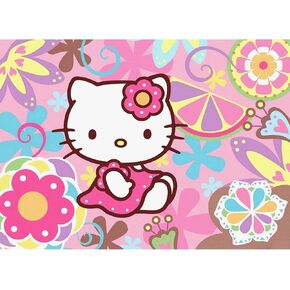 مجموعات الطلاء الماسي 5D من YALKIN للبالغين DIY Hello Kitty مثقاب دائري كامل (11.8 × 15.7 بوصة) صور تطريز فنون الطلاء حسب الأرقام مجموعات الطلاء الماسي لديكور الحائط المنزلي