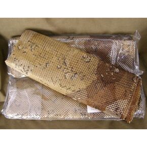 US Army Genuine Military Issue GI Infantry Ghillie Camouflage Tactical Mesh Sniper Camo Veil Fabric Netting 5 x 8 (Desert)