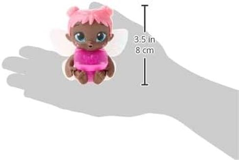 Baby Alive Glo Pixies Minis Carry ‘n Care Necklace, Lilac Pearl, 3.75-Inch Pixie Doll Toy with Doll Carrier and Nurturing Charm Necklace in Kuwait