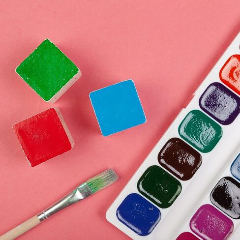 مكعبات خشبية، مكعبات خشبية صغيرة مقاس 0.55 بوصة، 250 قطعة مكعبات مربعة غير مكتملة للحرف اليدوية، مكعبات الحروف الأبجدية، مكعبات الأرقام أو صناعة الألغاز in Kuwait