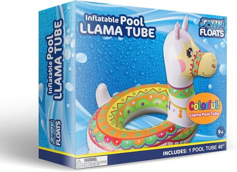 JOYIN Inflatable Llama Pool Float 43.5", Pool Tubes, Fun Beach Floaties, Summer Pool Raft Lounger, Swim Party Toys, Swimming Pool Party Decorations for Kids & Adults in Saudi Arabia