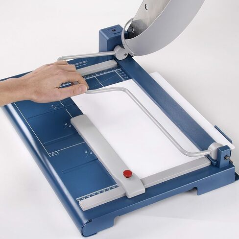 ممتاز dahle guillotine trimmers ، 14 – 1/8 " – 27. 5 " أطوال قطع ، مقاس 35 – 40 مكونة من قطعة واحدة capacities ، self-sharpening الشفرة التلقائي ، المشبك ، W/السلامة للتوهج, Blue, Gray in Kuwait