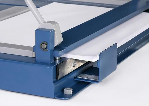 ممتاز dahle guillotine trimmers ، 14 – 1/8 " – 27. 5 " أطوال قطع ، مقاس 35 – 40 مكونة من قطعة واحدة capacities ، self-sharpening الشفرة التلقائي ، المشبك ، W/السلامة للتوهج, Blue, Gray in Kuwait
