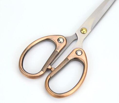 SMAROICE 2 قطعة (6.2" و5.4") مقص مكتب من الفولاذ المقاوم للصدأ باللون الذهبي الوردي، مقص متعدد الأغراض، مقص لجميع الأغراض، مقص احترافي لمستلزمات الخياطة القماشية في المكتب والمنزل والمدرسة. in Kuwait