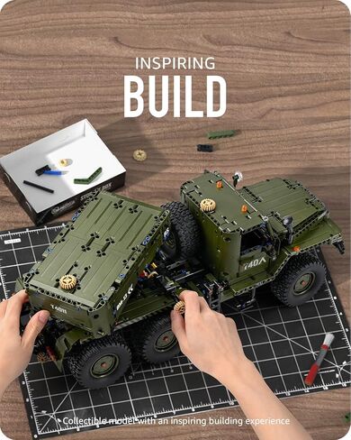 نيفيليز صاروخ المدفعية كاتيوشا، مجموعة بناء تقنية شاحنة عسكرية، لعبة نموذج دبابة WW2 للبالغين (2268 قطعة) in Kuwait