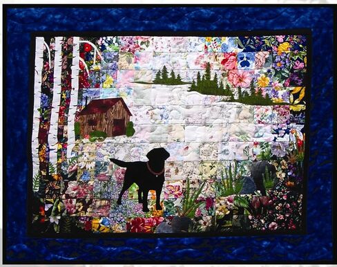 Whims Watercolor Quilt Kits Labrador Retriever Quilting Supplies in Kuwait