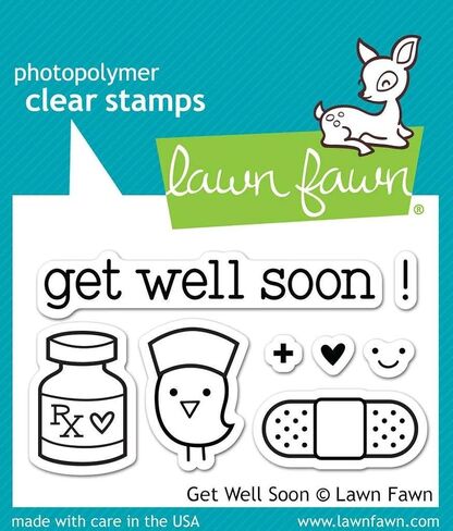 Lawn Fawn Clr Stamp Get Well in Saudi Arabia