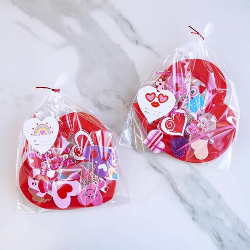 Winlyn 12 Sets Heart Wreath Ornaments Decorations Valentine Crafts Kits Heart Shaped Wreath Art Sets Valentine Heart Foam Stickers for Kids Valentine's Day Party Classroom Activities Gift Exchange in Saudi Arabia