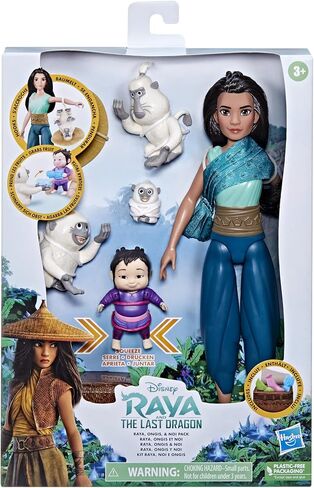 Disney Princess Raya and The Last Dragon, Raya, Ongis, and NOI Pack, Fashion Doll Clothes and Accessories, Toy for Kids 3 and Up in Saudi Arabia