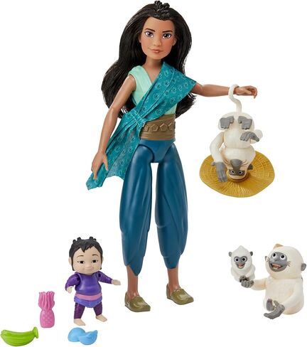 Disney Princess Raya and The Last Dragon, Raya, Ongis, and NOI Pack, Fashion Doll Clothes and Accessories, Toy for Kids 3 and Up in Saudi Arabia