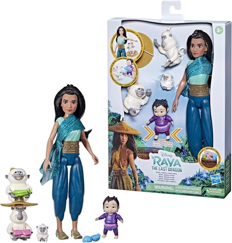 Disney Princess Raya and The Last Dragon, Raya, Ongis, and NOI Pack, Fashion Doll Clothes and Accessories, Toy for Kids 3 and Up in Saudi Arabia