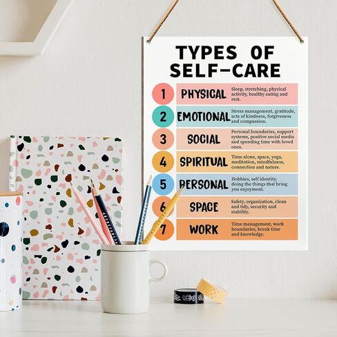 Therapy Office Wood Wall Decor, Mental Health Wall Art, Therapy School Counselor Therapist Social Worker Office Decoration Mental Health Classroom School Decor, Thinking Errors in Kuwait