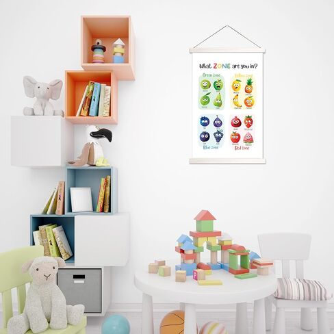 ملصق ما المنطقة التي أنت فيها، ملصق معلق لمناطق التنظيم، ملصقات المشاعر، ملصق العواطف، ملصق الصحة العقلية، مستشار المدرسة، ديكور مكتب العلاج، أبيض، 40.64 سم × 55.88 سم in Kuwait