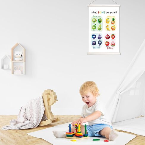 ملصق ما المنطقة التي أنت فيها، ملصق معلق لمناطق التنظيم، ملصقات المشاعر، ملصق العواطف، ملصق الصحة العقلية، مستشار المدرسة، ديكور مكتب العلاج، أبيض، 40.64 سم × 55.88 سم in Kuwait