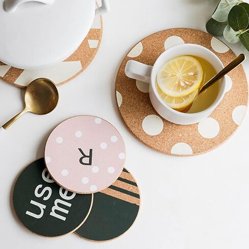 BENECREAT 10 PCS 11.5 x 8.2 A4 Cork Sheets (2mm Thick) Rectangle Coaster Cork Sheets for Wall Decoration, Party in Saudi Arabia