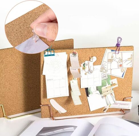 BENECREAT 10 PCS 11.5 x 8.2 A4 Cork Sheets (2mm Thick) Rectangle Coaster Cork Sheets for Wall Decoration, Party in Saudi Arabia